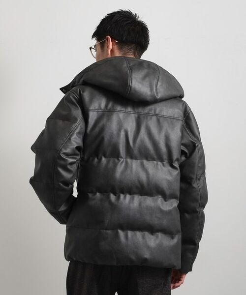 THE SHOP TK / ザ ショップ ティーケー レザーブルゾン・ジャケット | コーディング中綿ブルゾン | 詳細9