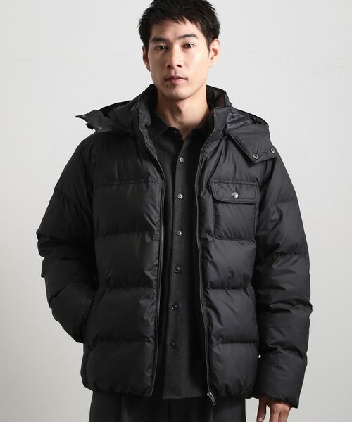 THE SHOP TK / ザ ショップ ティーケー レザーブルゾン・ジャケット | コーディング中綿ブルゾン(ブラック(019))