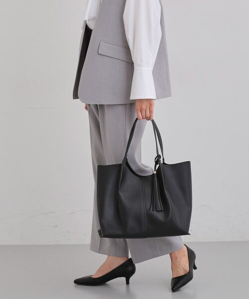 THE SHOP TK / ザ ショップ ティーケー トートバッグ | タッセル付きトートバッグ | 詳細1