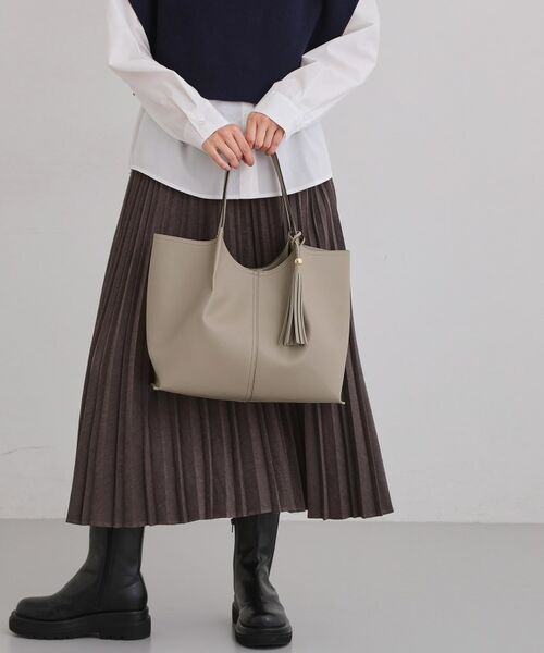 THE SHOP TK / ザ ショップ ティーケー トートバッグ | タッセル付きトートバッグ | 詳細3