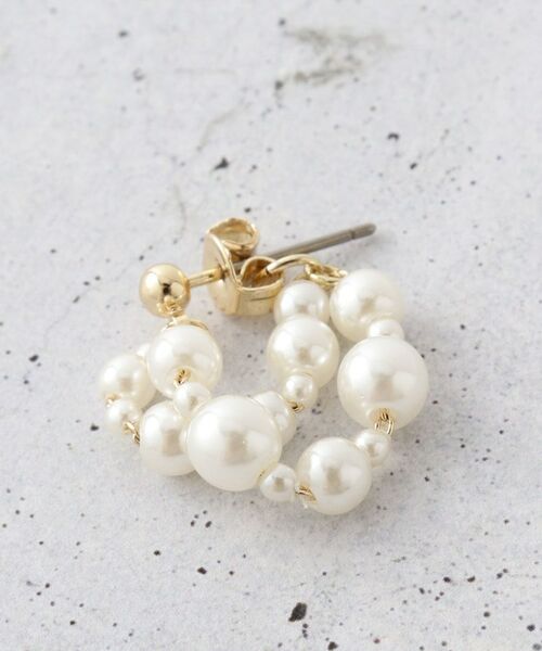 THE SHOP TK / ザ ショップ ティーケー ピアス・イヤリング | つぶつぶパール調ピアス | 詳細3
