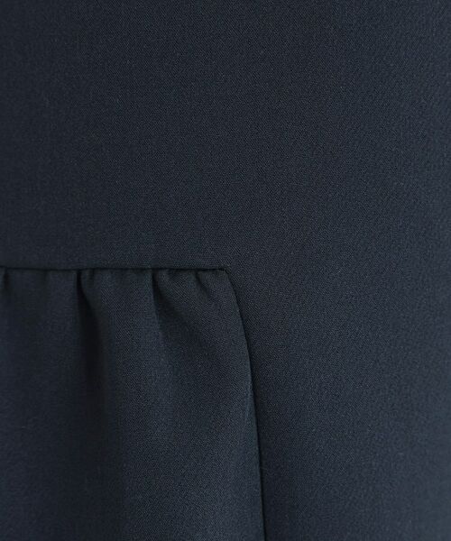 THE SHOP TK / ザ ショップ ティーケー ベスト | 【セットアップ可/洗濯機可/イージーケア/防汚加工】ダブルクロス ペプラムジレ | 詳細12