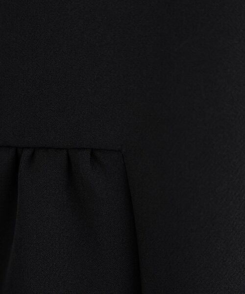 THE SHOP TK / ザ ショップ ティーケー ベスト | 【セットアップ可/洗濯機可/イージーケア/防汚加工】ダブルクロス ペプラムジレ | 詳細4