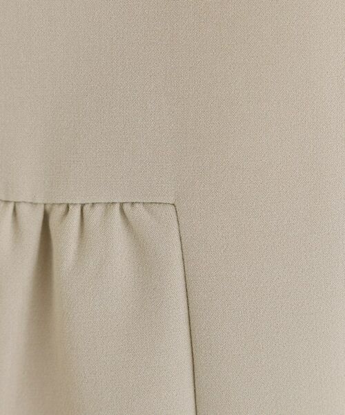 THE SHOP TK / ザ ショップ ティーケー ベスト | 【セットアップ可/洗濯機可/イージーケア/防汚加工】ダブルクロス ペプラムジレ | 詳細8