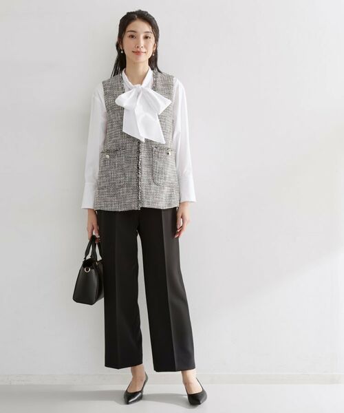 THE SHOP TK / ザ ショップ ティーケー ベスト | 【フォーマルにもカジュアルにも】ツイードジレ | 詳細11