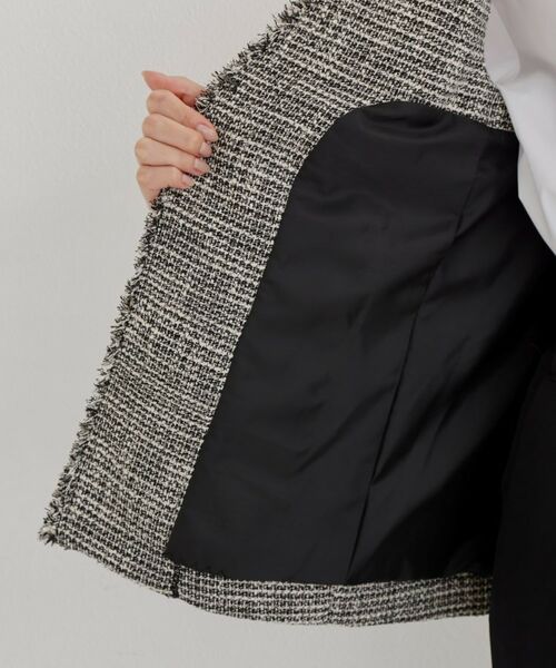 THE SHOP TK / ザ ショップ ティーケー ベスト | 【フォーマルにもカジュアルにも】ツイードジレ | 詳細20