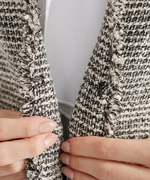 THE SHOP TK / ザ ショップ ティーケー ベスト | 【フォーマルにもカジュアルにも】ツイードジレ | 詳細21