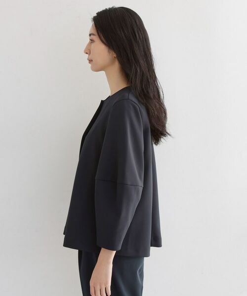 THE SHOP TK / ザ ショップ ティーケー ノーカラージャケット | ノーカラーダンボールジャケット | 詳細10