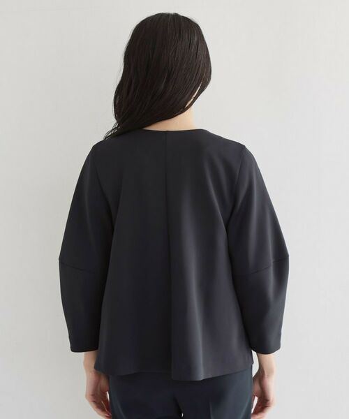 THE SHOP TK / ザ ショップ ティーケー ノーカラージャケット | ノーカラーダンボールジャケット | 詳細11