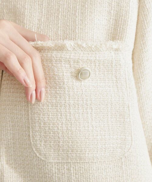 THE SHOP TK / ザ ショップ ティーケー ノーカラージャケット | ツイードノーカラージャケット | 詳細17