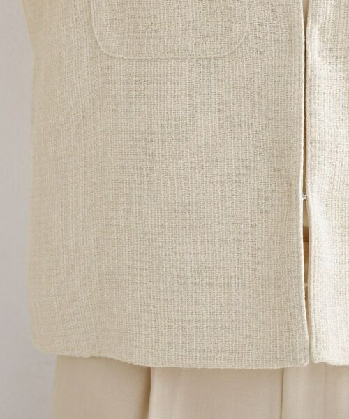 THE SHOP TK / ザ ショップ ティーケー ノーカラージャケット | ツイードノーカラージャケット | 詳細20