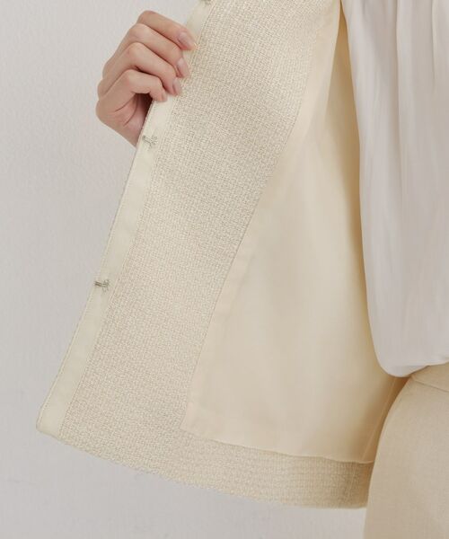 THE SHOP TK / ザ ショップ ティーケー ノーカラージャケット | ツイードノーカラージャケット | 詳細21