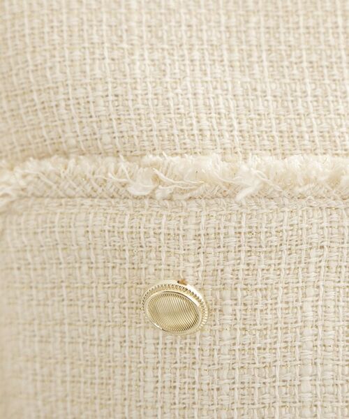 THE SHOP TK / ザ ショップ ティーケー ノーカラージャケット | ツイードノーカラージャケット | 詳細4