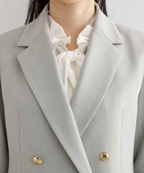 THE SHOP TK / ザ ショップ ティーケー テーラードジャケット | CAVIAN 金釦Wブレストジャケット | 詳細12