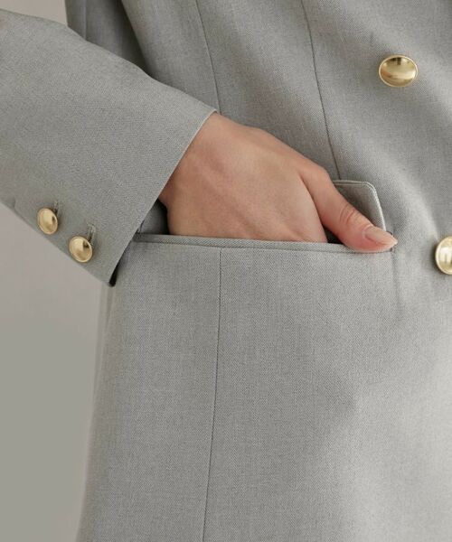 THE SHOP TK / ザ ショップ ティーケー テーラードジャケット | CAVIAN 金釦Wブレストジャケット | 詳細15