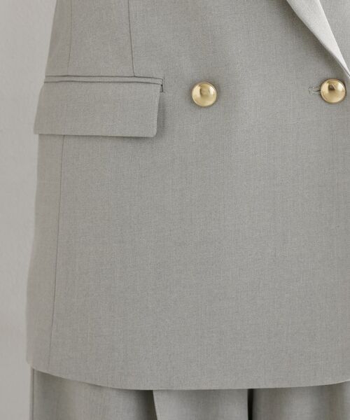 THE SHOP TK / ザ ショップ ティーケー テーラードジャケット | CAVIAN 金釦Wブレストジャケット | 詳細16