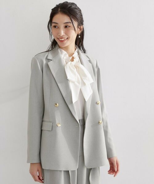 THE SHOP TK / ザ ショップ ティーケー テーラードジャケット | CAVIAN 金釦Wブレストジャケット | 詳細2