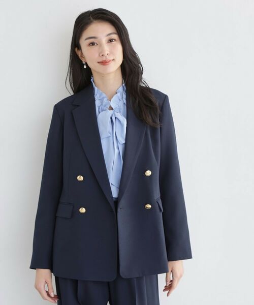 THE SHOP TK / ザ ショップ ティーケー テーラードジャケット | CAVIAN 金釦Wブレストジャケット | 詳細5