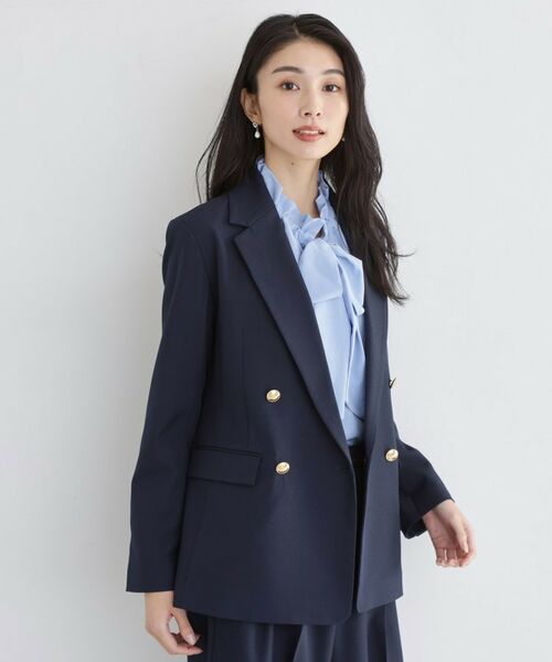 THE SHOP TK / ザ ショップ ティーケー テーラードジャケット | CAVIAN 金釦Wブレストジャケット | 詳細6