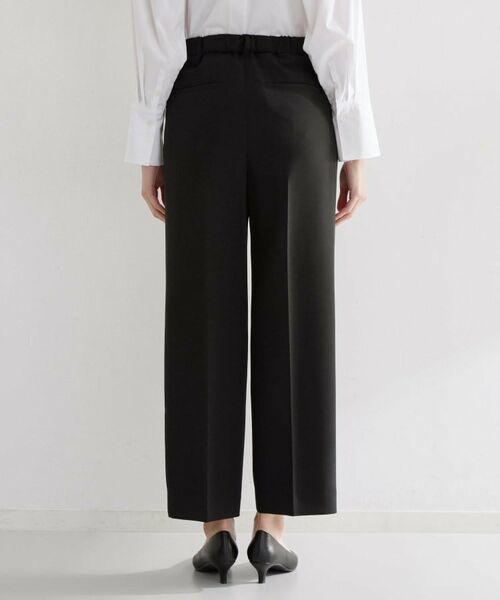 THE SHOP TK / ザ ショップ ティーケー パンツ | 【通勤・セレモニー】ダブルクロスワイドパンツ/セットアップ可 | 詳細15