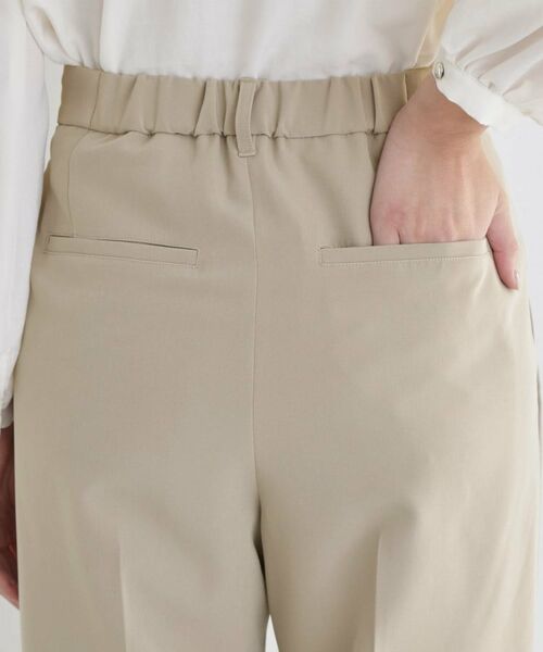 THE SHOP TK / ザ ショップ ティーケー パンツ | 【通勤・セレモニー】美脚シルエット ダブルクロステーパードパンツ/セットアップ可 | 詳細20