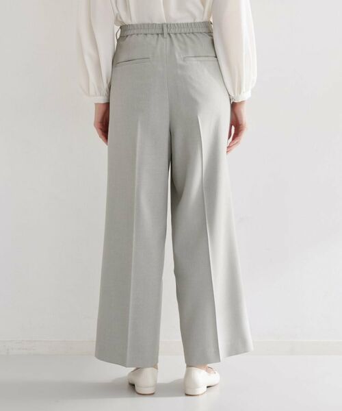 THE SHOP TK / ザ ショップ ティーケー パンツ | 【通勤・セレモニー】CAVIAN 2タックワイドパンツ/セットアップ可 | 詳細11