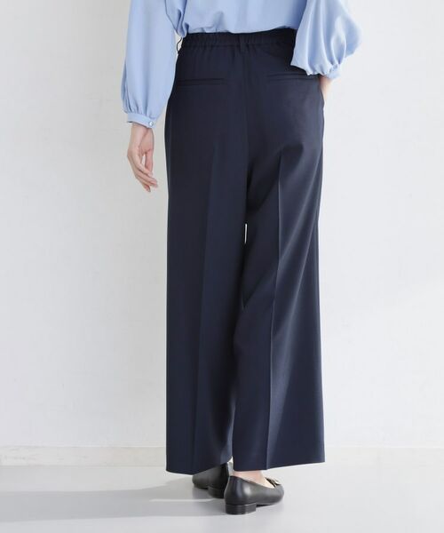 THE SHOP TK / ザ ショップ ティーケー パンツ | 【通勤・セレモニー】CAVIAN 2タックワイドパンツ/セットアップ可 | 詳細6