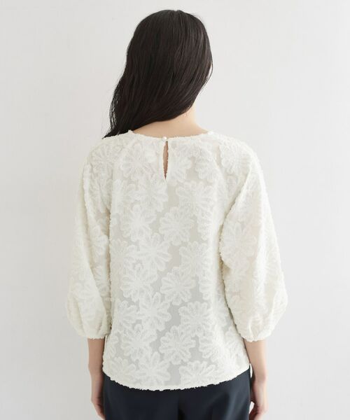 THE SHOP TK / ザ ショップ ティーケー シャツ・ブラウス | 【フォーマルにもカジュアルにも】花柄ジャカードブラウス | 詳細7