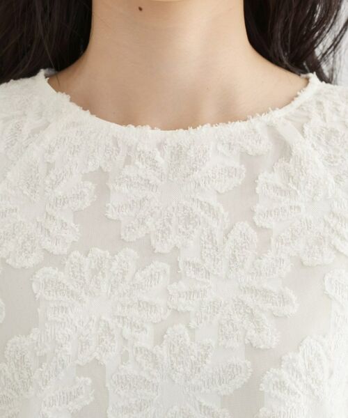 THE SHOP TK / ザ ショップ ティーケー シャツ・ブラウス | 【フォーマルにもカジュアルにも】花柄ジャカードブラウス | 詳細8