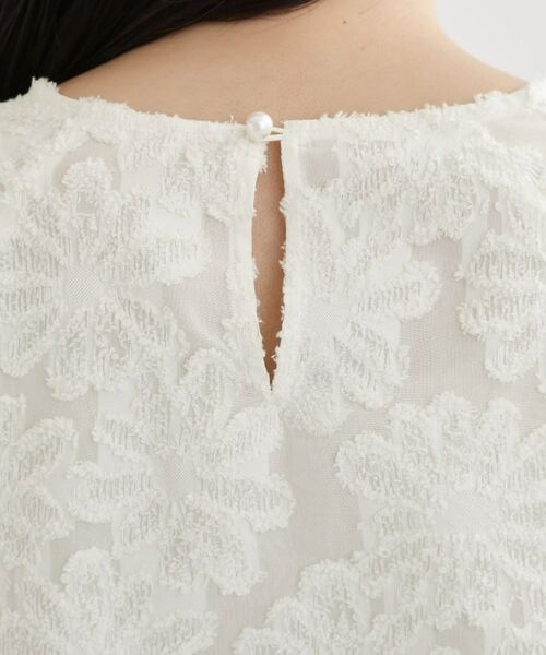 THE SHOP TK / ザ ショップ ティーケー シャツ・ブラウス | 【フォーマルにもカジュアルにも】花柄ジャカードブラウス | 詳細9