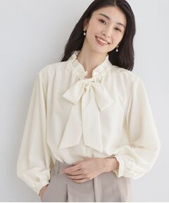 THE SHOP TK / ザ ショップ ティーケー シャツ・ブラウス | ギャザーリボンタイブラウス