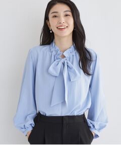 THE SHOP TK / ザ ショップ ティーケー シャツ・ブラウス | ギャザーリボンタイブラウス