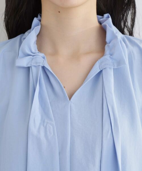 THE SHOP TK / ザ ショップ ティーケー シャツ・ブラウス | 【通勤・セレモニー】ギャザーリボンタイブラウス | 詳細19