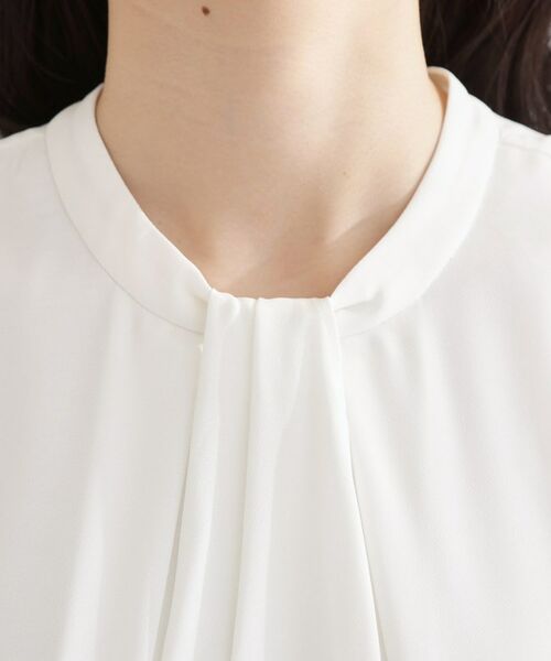 THE SHOP TK / ザ ショップ ティーケー シャツ・ブラウス | バー付きラッフルタイブラウス | 詳細17