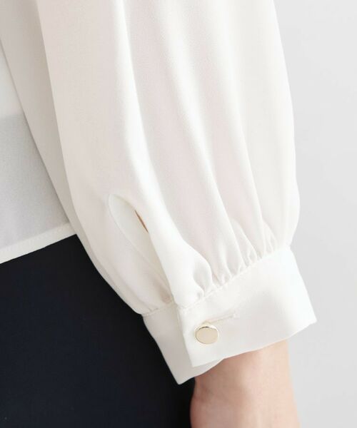 THE SHOP TK / ザ ショップ ティーケー シャツ・ブラウス | バー付きラッフルタイブラウス | 詳細20