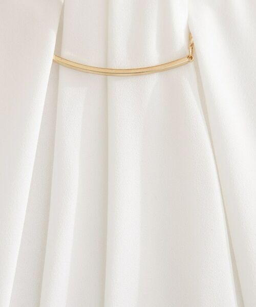 THE SHOP TK / ザ ショップ ティーケー シャツ・ブラウス | バー付きラッフルタイブラウス | 詳細4