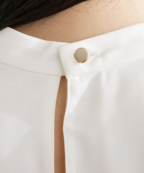 THE SHOP TK / ザ ショップ ティーケー シャツ・ブラウス | バー付きラッフルタイブラウス | 詳細9