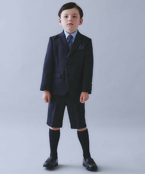 THE SHOP TK / ザ ショップ ティーケー セットアップ | 【110-130/4点セット】ネイビーセットアップ/入園・卒園・入学 | 詳細1