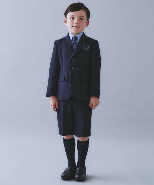 THE SHOP TK / ザ ショップ ティーケー セットアップ | 【110-130/4点セット】ネイビーセットアップ/入園・卒園・入学 | 詳細2