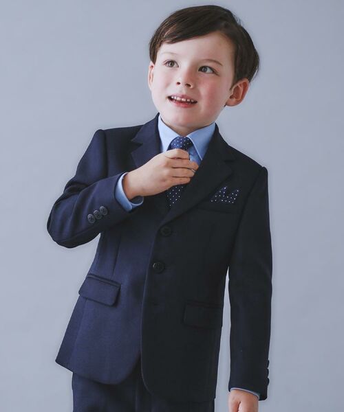 THE SHOP TK / ザ ショップ ティーケー セットアップ | 【110-130/4点セット】ネイビーセットアップ/入園・卒園・入学 | 詳細7