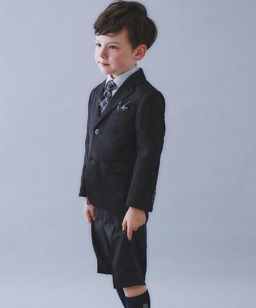 THE SHOP TK / ザ ショップ ティーケー セットアップ | 【110-130/4点セット】ブラックセットアップ/入園・卒園・入学 | 詳細6