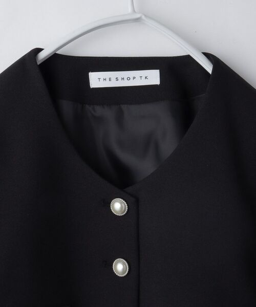 THE SHOP TK / ザ ショップ ティーケー ミニ丈・ひざ丈ワンピース | 【120-130/3点セット】ジャケット＆チェックワンピース/入園・卒園・入学 | 詳細17