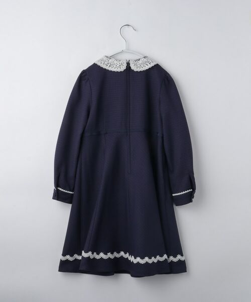 THE SHOP TK / ザ ショップ ティーケー ミニ丈・ひざ丈ワンピース | 【120-130】ネイビーフォーマルワンピース/入園・卒園・入学 | 詳細11