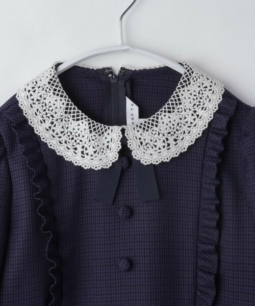 THE SHOP TK / ザ ショップ ティーケー ミニ丈・ひざ丈ワンピース | 【120-130】ネイビーフォーマルワンピース/入園・卒園・入学 | 詳細12