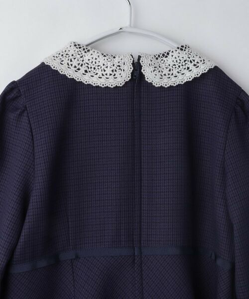 THE SHOP TK / ザ ショップ ティーケー ミニ丈・ひざ丈ワンピース | 【120-130】ネイビーフォーマルワンピース/入園・卒園・入学 | 詳細13