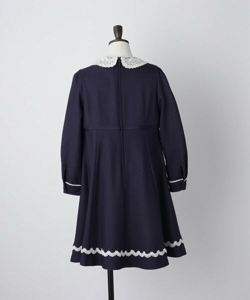 THE SHOP TK / ザ ショップ ティーケー ミニ丈・ひざ丈ワンピース | 【120-130】ネイビーフォーマルワンピース/入園・卒園・入学 | 詳細9
