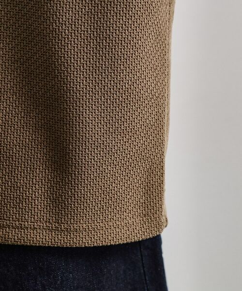 THE SHOP TK / ザ ショップ ティーケー カットソー | バイカラー モール風長袖Tシャツ | 詳細18