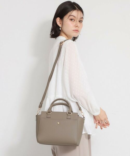 THE SHOP TK / ザ ショップ ティーケー トートバッグ | シュリンクミドルトートBAG | 詳細6