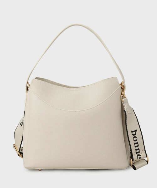 THE SHOP TK / ザ ショップ ティーケー ハンドバッグ | ロゴベルトレザー調ミドルバッグ | 詳細10