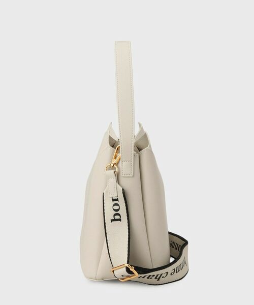 THE SHOP TK / ザ ショップ ティーケー ハンドバッグ | ロゴベルトレザー調ミドルバッグ | 詳細11